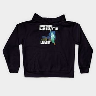 Banned books, Literary Freedom is an Essential Liberty Kids Hoodie